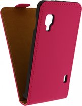Mobilize Ultra Slim Flip Case LG Optimus L5 II E460 Fuchsia