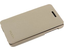Rock Big City Leather Side Flip Case Cream BlackBerry Z10