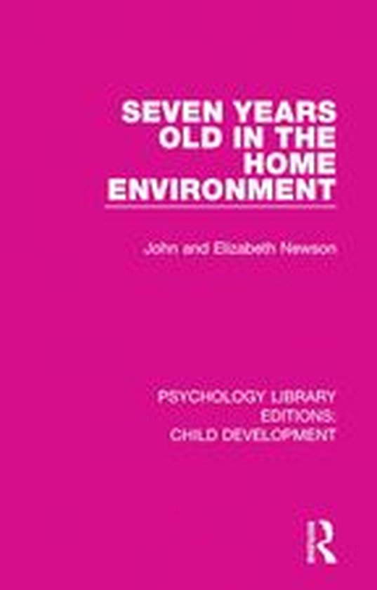 Psychology Library Editions: Child Development - Seven Years ... - cover