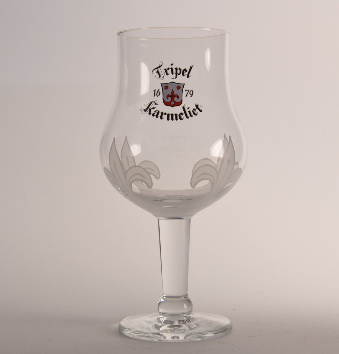 Tripel Karmeliet Bierglas - 33cl - Origineel glas van de brouwerij - Glas op voet - Nieuw - Tripel Karmeliet