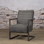 Fauteuil | rocca | stof | antraciet | 63 x 77 x 84(h) cm