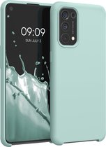 kwmobile telefoonhoesje voor Oppo Find X3 Lite - Hoesje met siliconen coating - Smartphone case in mintgroen