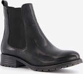 Hush Puppies leren dames chelsea boots - Zwart - Maat 39 - Echt leer