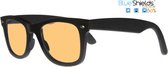 BlueShields by Icon Eyewear TEB300 City Beeldschermbril Xtreme blauw licht filter 80% +0.00 - Zwart