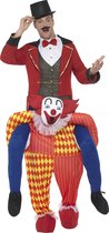 Homme au dos du costume de clown - Costumes adultes