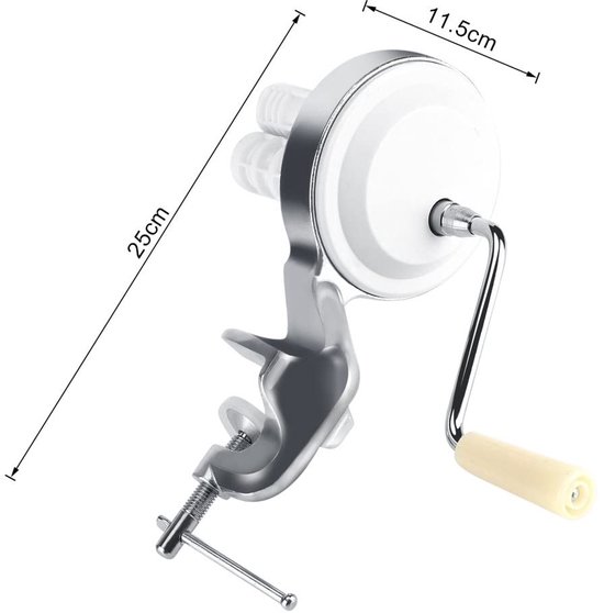 Pastamachine - Handmatig - Aluminiumlegering — afbeelding 2