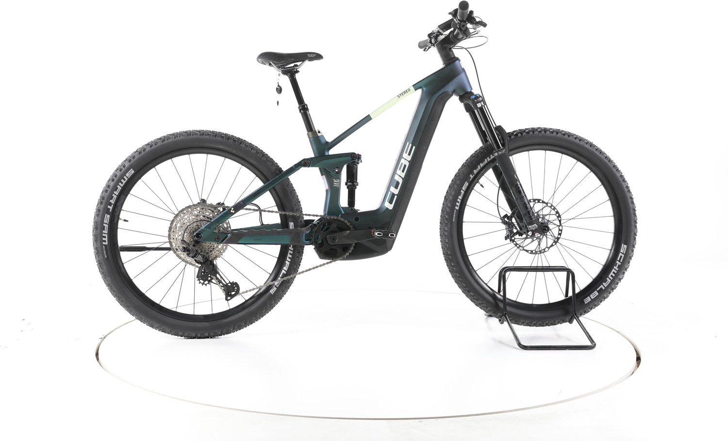 Cube Stereo Hybrid 140 HPC SLX Elektrische full-suspension mountainbike Bosch Pro