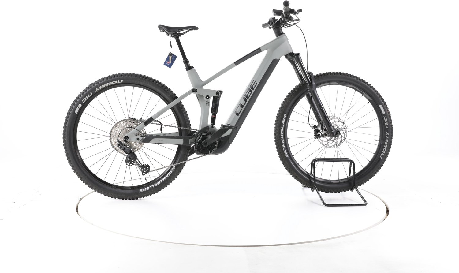Cube Stereo Hybrid 140 Elektrische full-suspension mountainbike Bosch Accu 750Wh