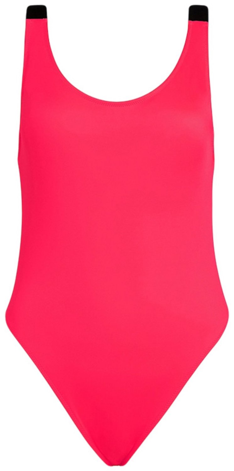 Calvin Klein dames intense power badpak scoop back straps roze