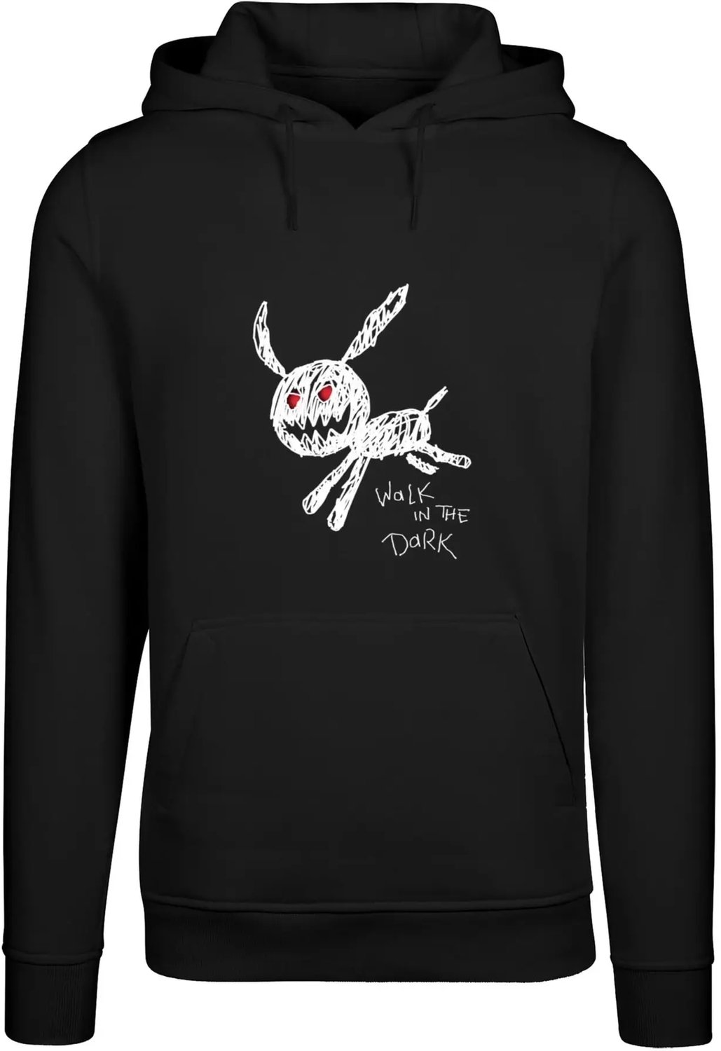 Hoodie Mister Tee Walk In The Dark Zwart