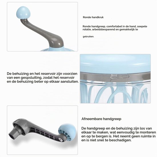 Handmatige roommixer - ABS - 1100 ml — afbeelding 5
