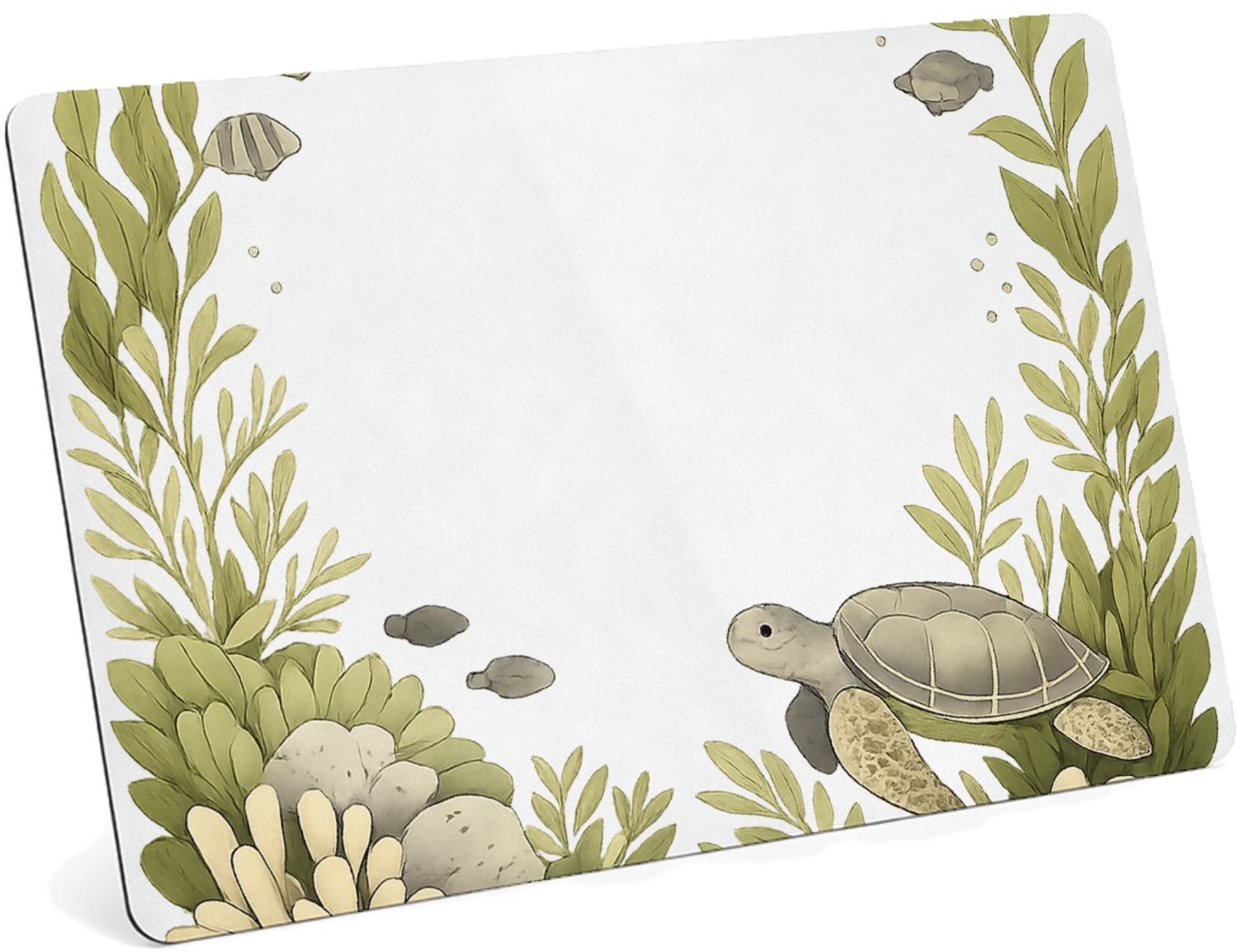 Mr Cadeautjes MDF magnetische fotolijst 28 x 19 - design Onderwater-omlijsting met luchtige kern | cadeau Wit