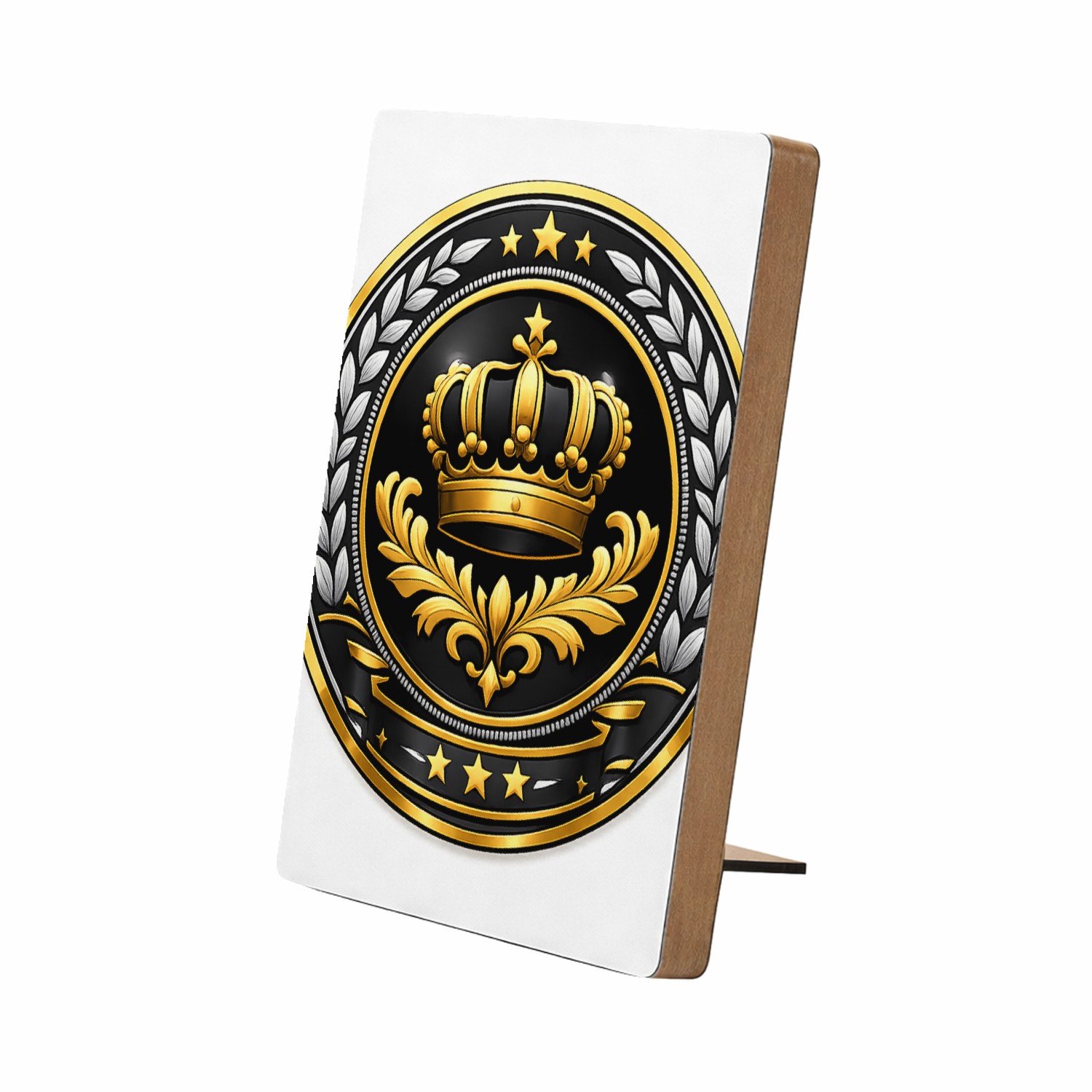 Mr Cadeautjes Glasframe/MDF 12,7 x 17,8 - design Koninklijk compliment voor een andere rol binnen het gezin | cadeau Wit