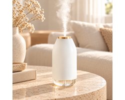 Luchtsnel® Luchtbevochtiger - Draadloze Humidifier & Vernevelaar - Voor Slaapkamer, Woonkamer & Babykamer