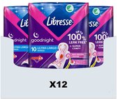 Libresse Ultra Goodnight Wing maandverband - 8 x 10 - halfjaar voorraad