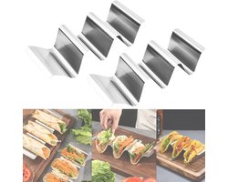 Taco-Houder - Roestvrij Staal - 2 Stuks