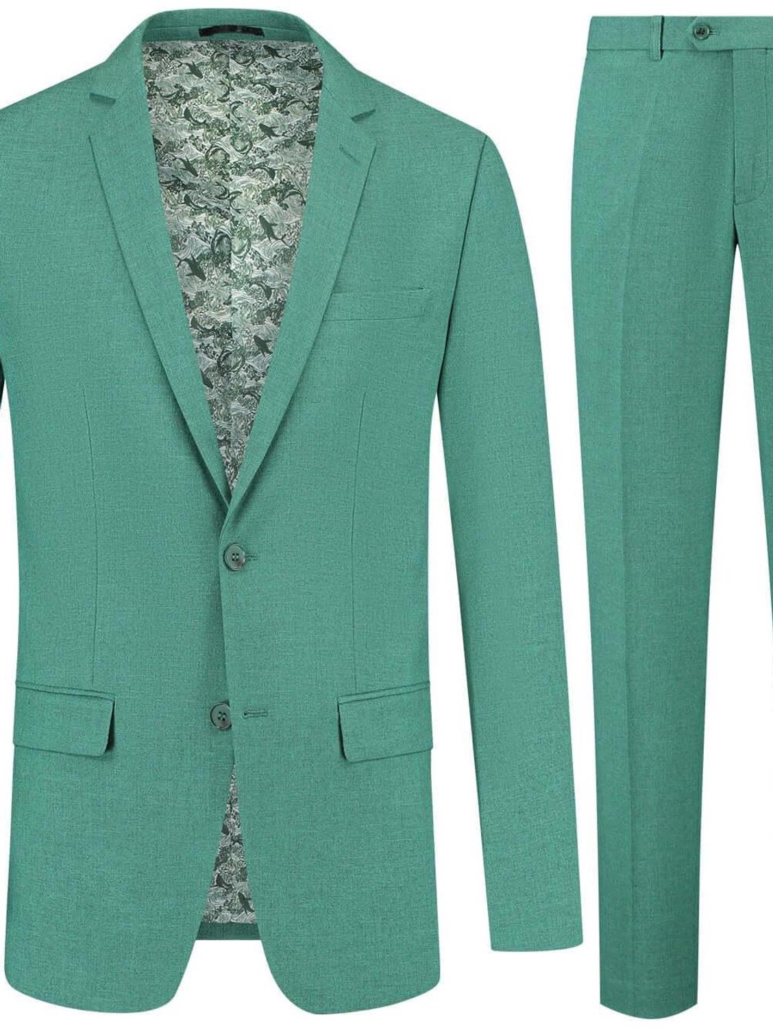 GENTS - Pak ceder groen - Polyester - Groen - Maat L (102)