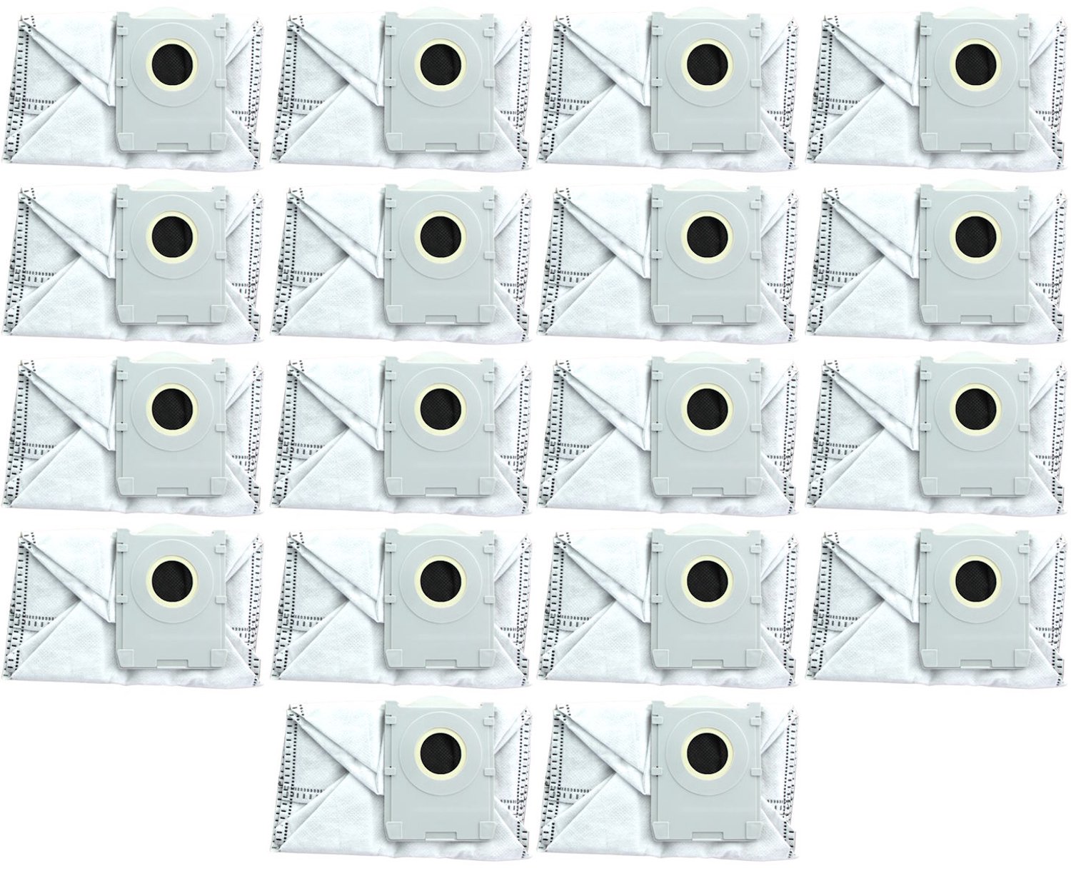 Plus.Parts Ecovacs Deebot T90(s), X9s, X11 en X12(s) Stofzakken (18 Stuks, Plus.Parts® alternatief voor DDB030046) Overig