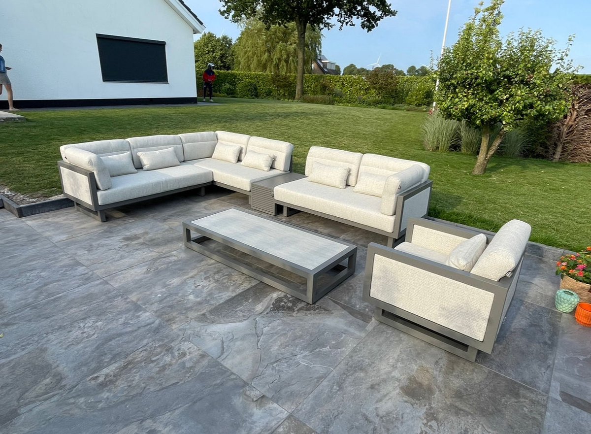 Apple Bee Santorini Lounge Set 5-Piece No. 1 - Right Long - Upholstered