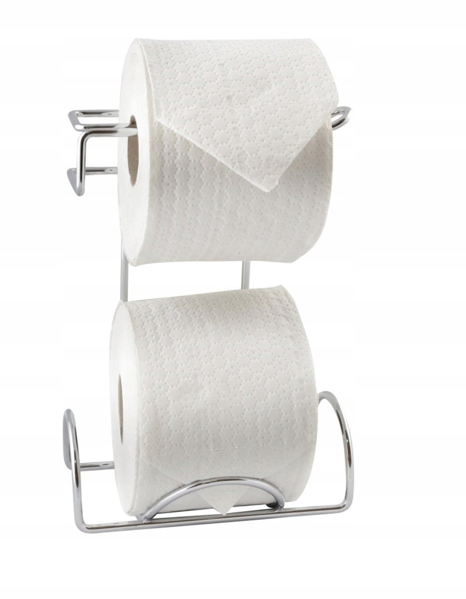 Merkloos Toiletrolhouder met Reserve Rolhouder - Wandmontage