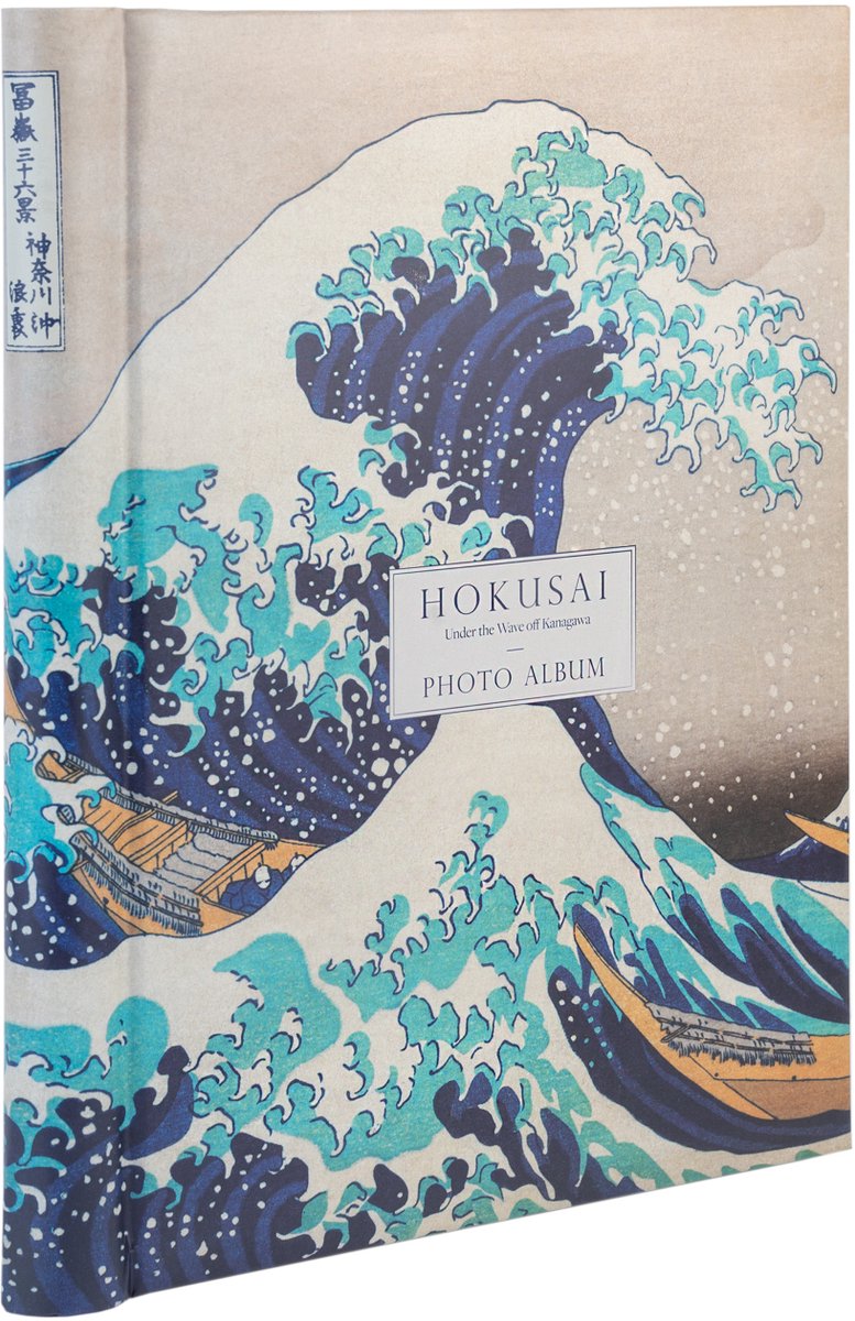 Grupo Erik Hokusai - The Great Wave Of Kanagawa Hokusai 30 SelfAdhesives Pages 24X32Cm Fotoalbum - Multicolours