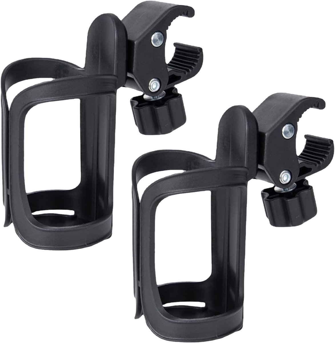 Verstelbare Universele Cup Holders voor Fietsen, Kinderwagens en Loopbanden - Set van 2 Stuks
