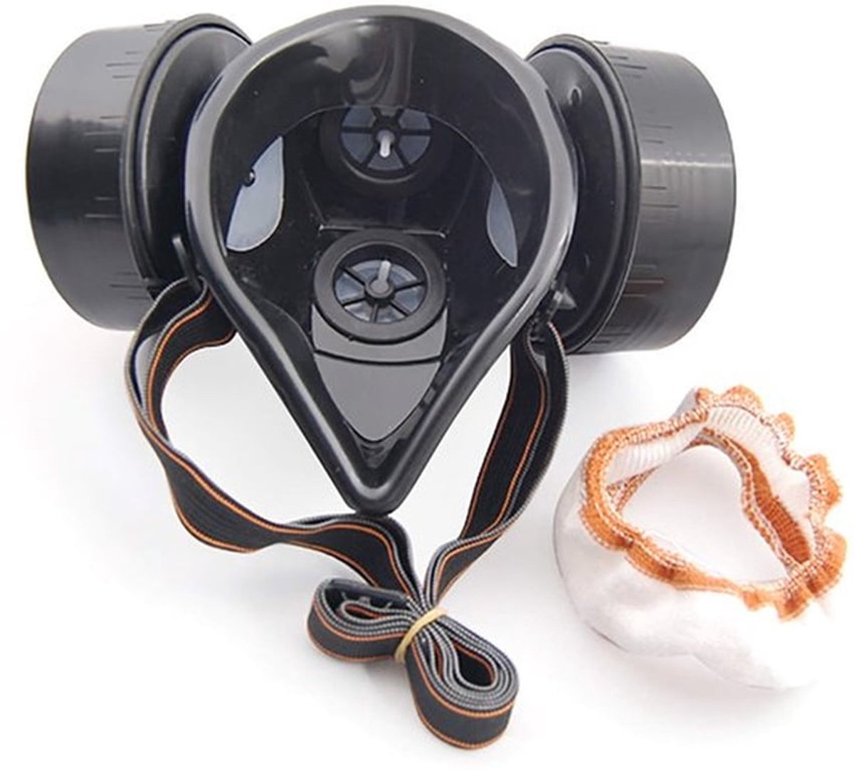 Respirator Masker en Bril Set - Volwassenen Kostuumaccessoire voor Halloween en Cosplay