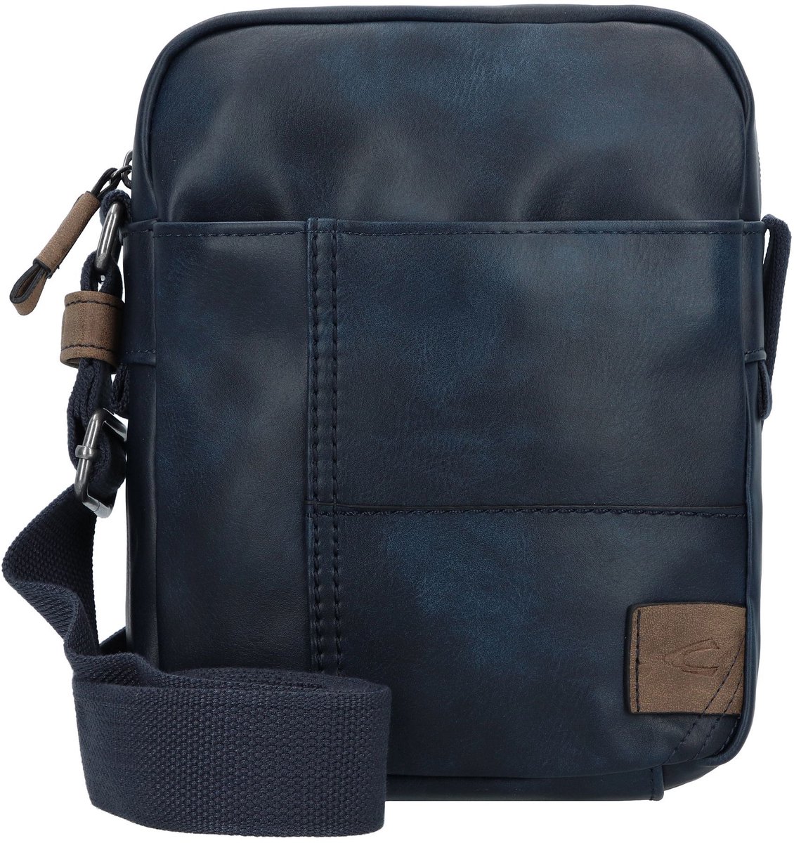 camel active Schoudertas Laos Shoulder Bag Dark Blue Donkerblauw