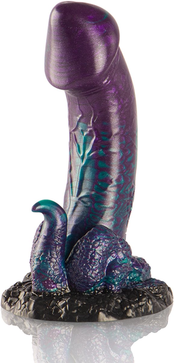 Basilisk Dildo met Uniek Getextureerd Design