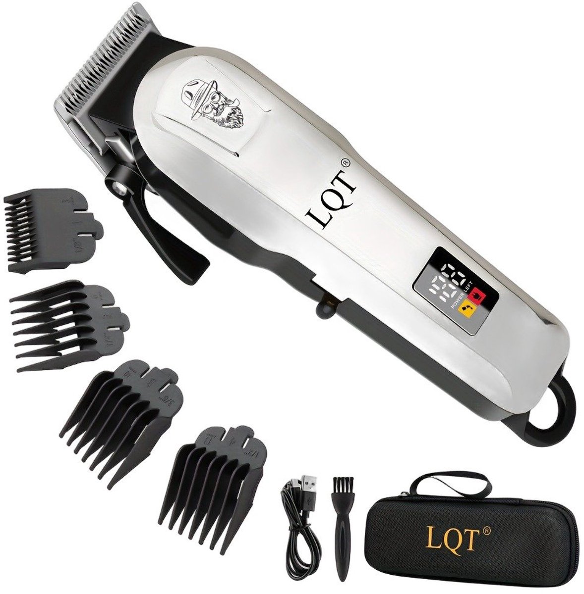 Currero Foil Shaver - Scheerapparaat Mannen - Hoofd Scheerapparaat - Head Shaver - Tondeuse met Trimmer - Lichaam en Baard - Oplaadbaar