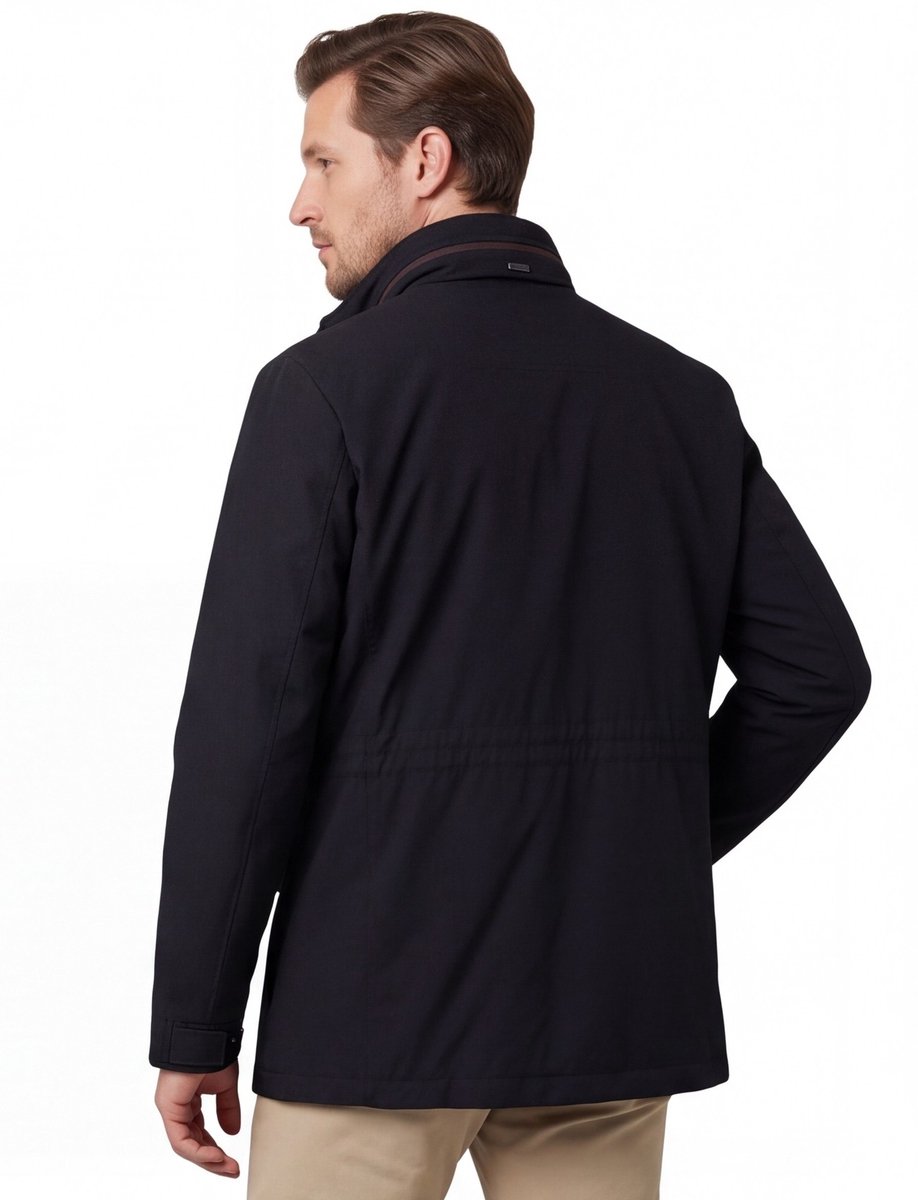 Bugatti winterjas donkerblauw