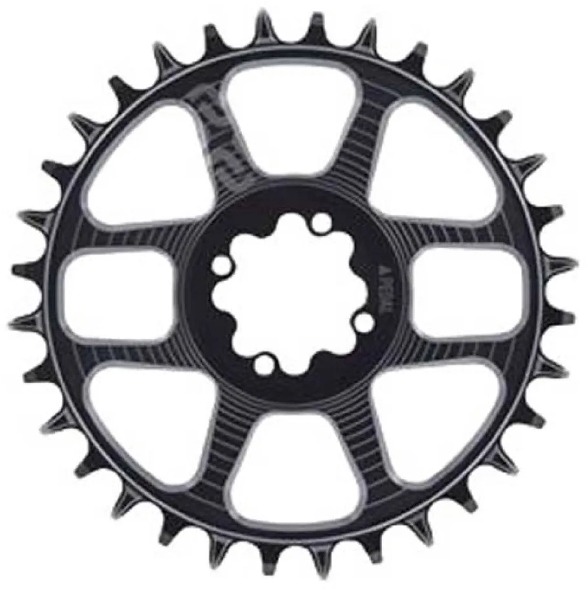 E-thirteen Helix Race 8b 3mm Offset Kettingblad Zilver 36t