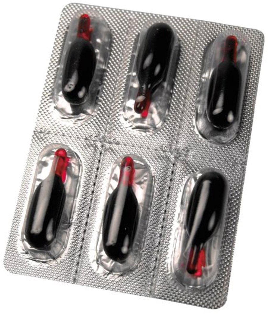 Bloedcapsules Nepbloed Om Op Te Bijten