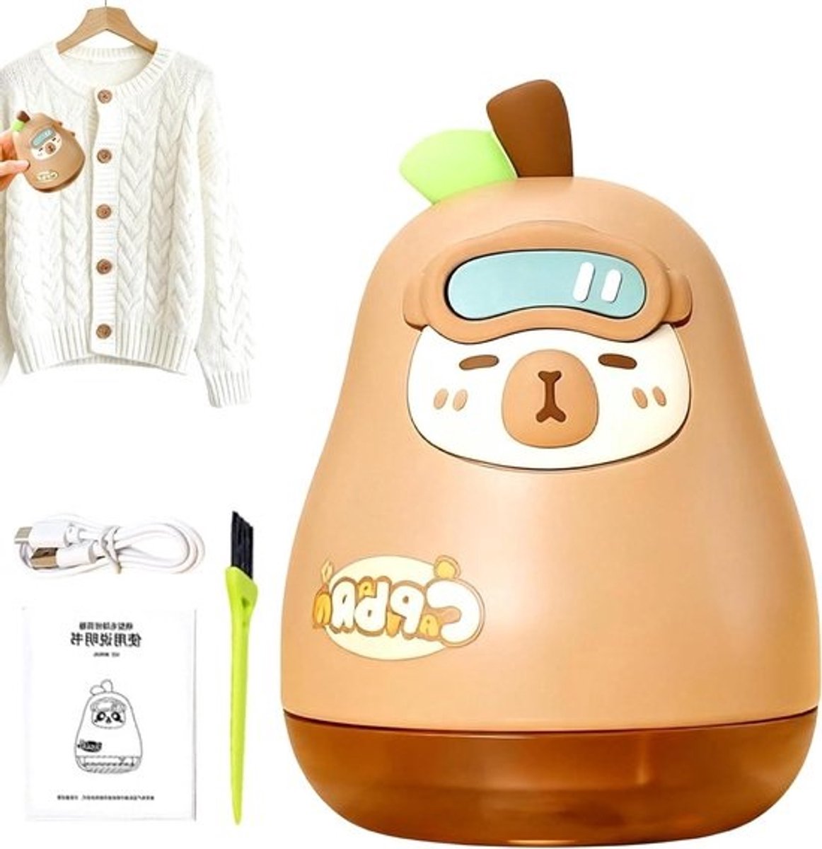 Pluizenverwijderaar Kleding - Kleding scheerapparaat - Stoffen Opfrissen - Kind- en diervriendelijk - USB Oplaadbaar - Capibala