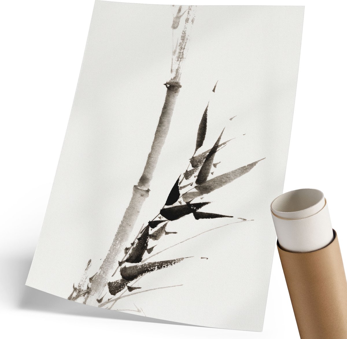 Coloray Polycanvas Wandposter - Stoomtrein, Fotografie - 594 x 840 mm - Zwart-wit Design - Rechthoek - Canvasposter - Woonkamer - Industrieel