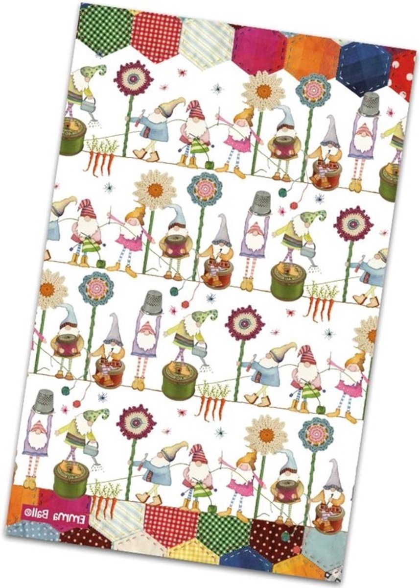 Theedoek - Keukendoek Handdoek - Keukenwerk - Gezeefdrukt - 48 x 76cm - Niet gespecificeerd