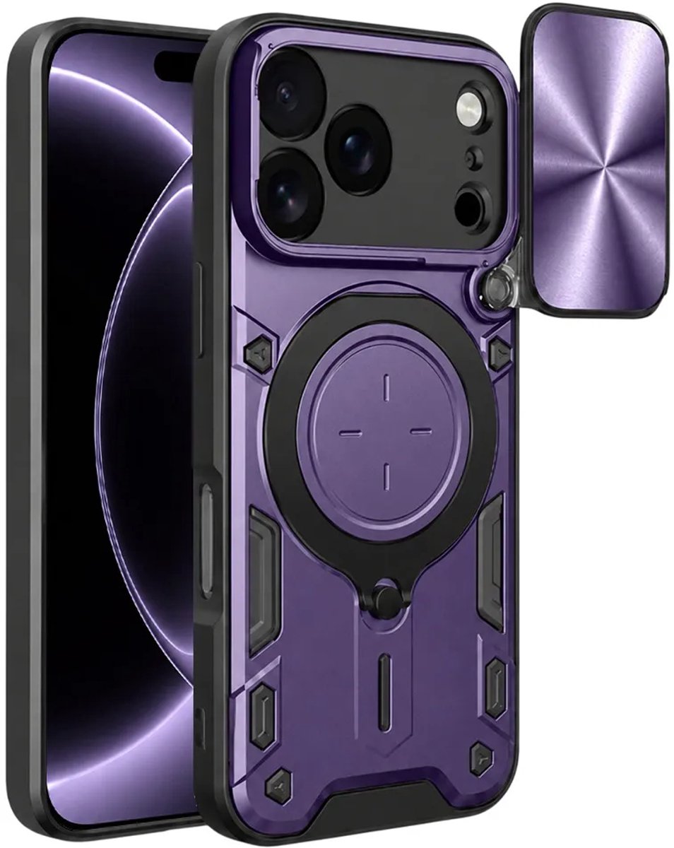 Techsuit - CamGuard Pro - iPhone 18 Pro / iPhone 17 Pro - Purple