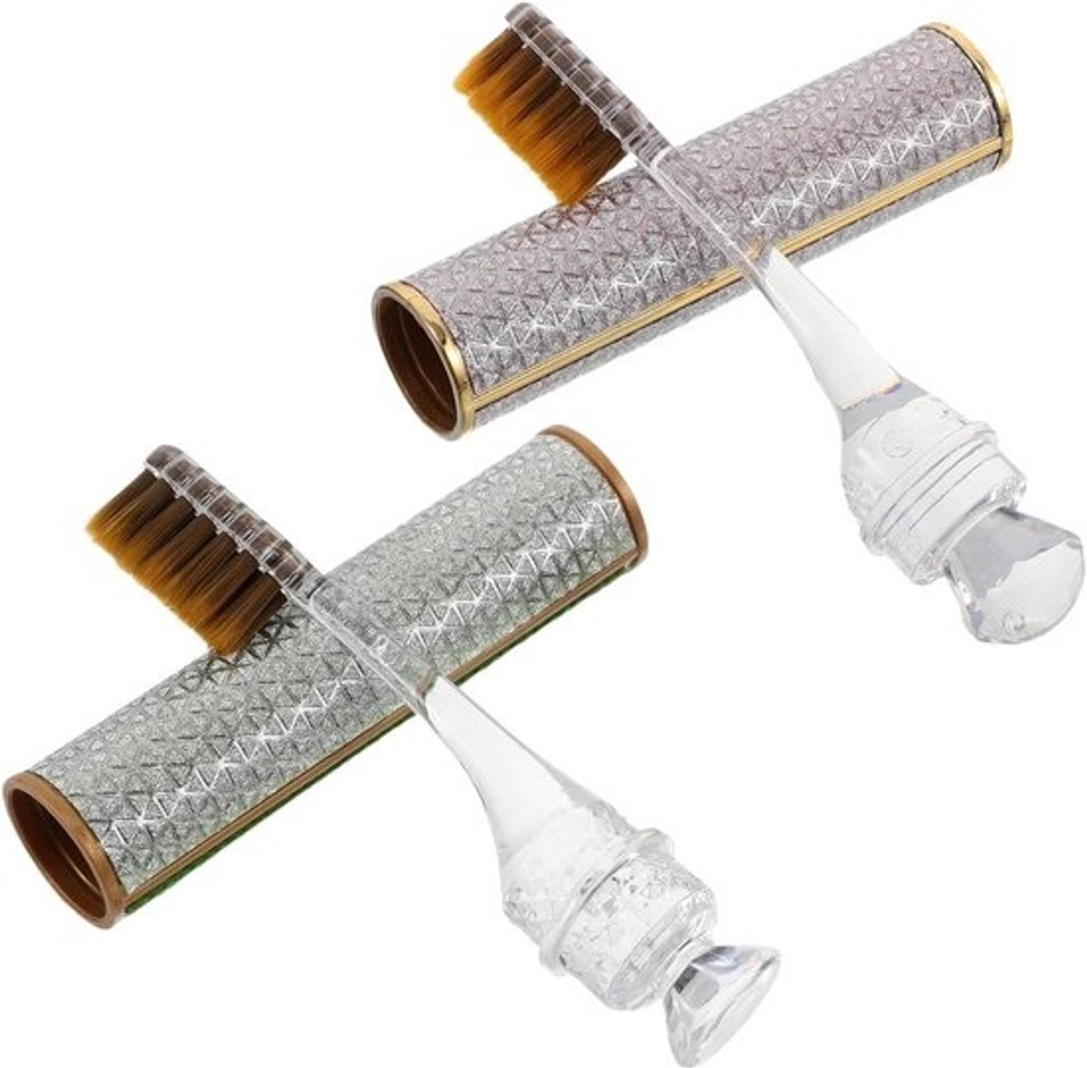Reistandenborstels - Compacte Tandenborstels - Hygiënisch Reizen - Waterdichte Beschermhoes - 18 cm Uitgevouwen - Diverse Kleuren