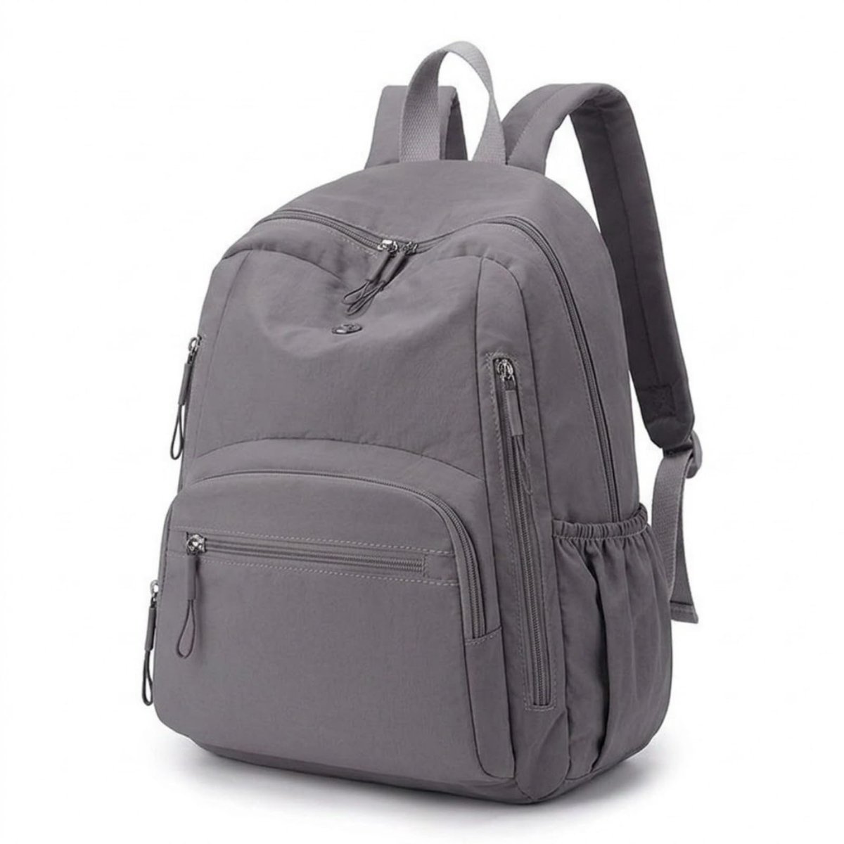 Lichte Damesrugzak – Rugzak Dames – 0,29 kg – Laptoprugzak tot 14 Inch – Nylon – Spatwaterbestendig – Meerdere Vakken – Voor School, Werk, Winkelen en Reizen – Paars – 1 Stuk