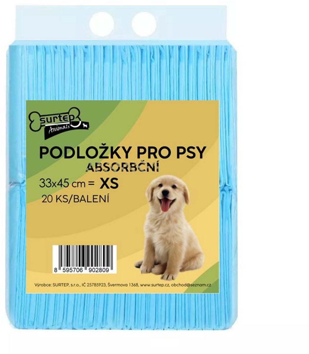 Surtep Animals absorberende puppy pads XS, 20 stuks, 30 x 45 cm