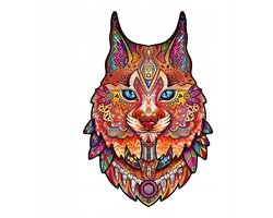 Houten Puzzel Zachte Lynx 100 Stukjes - Educatief en Decoratief