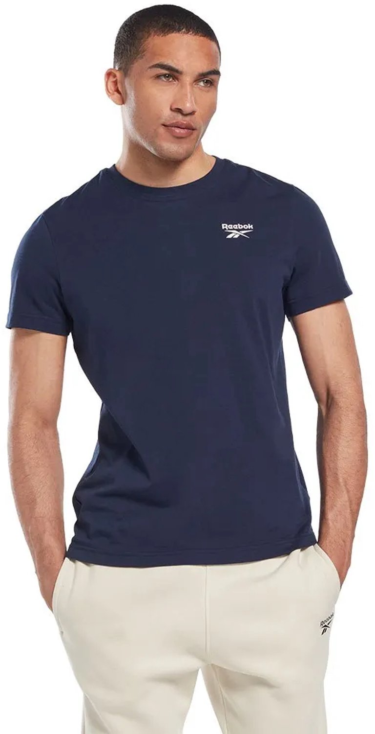 Reebok Ri Left Chest Logo T-shirt Met Korte Mouwen Man Blauw