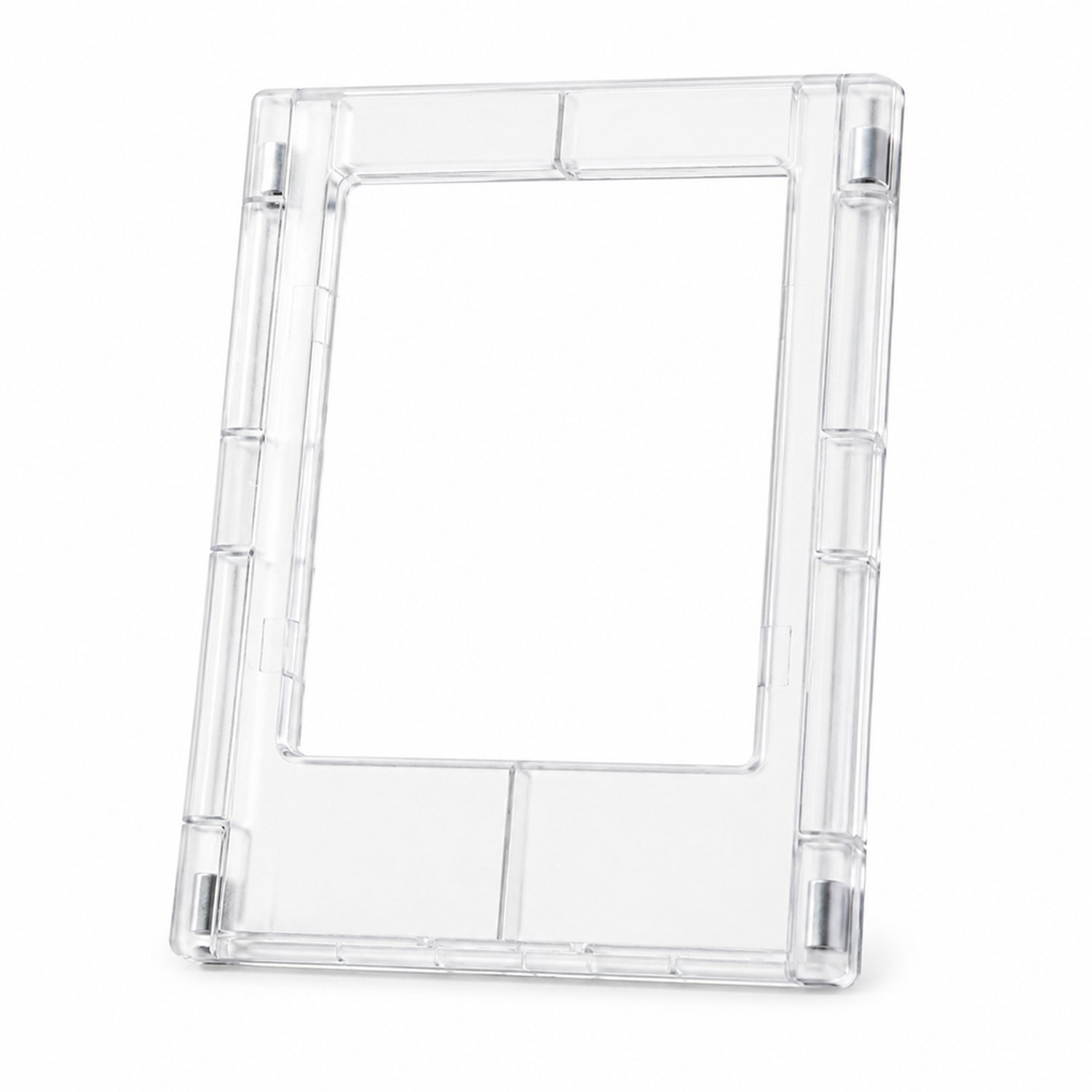 SWGOTA Transparante magnetische fotolijst voor koelkast, voor foto's van 54 x 86 mm, lijstformaat 65 x 88 mm, ABS, zonder foto
