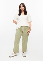 s.Oliver - female - Gesneden jeans / Recht model / Halfhoog / Rechte pijp