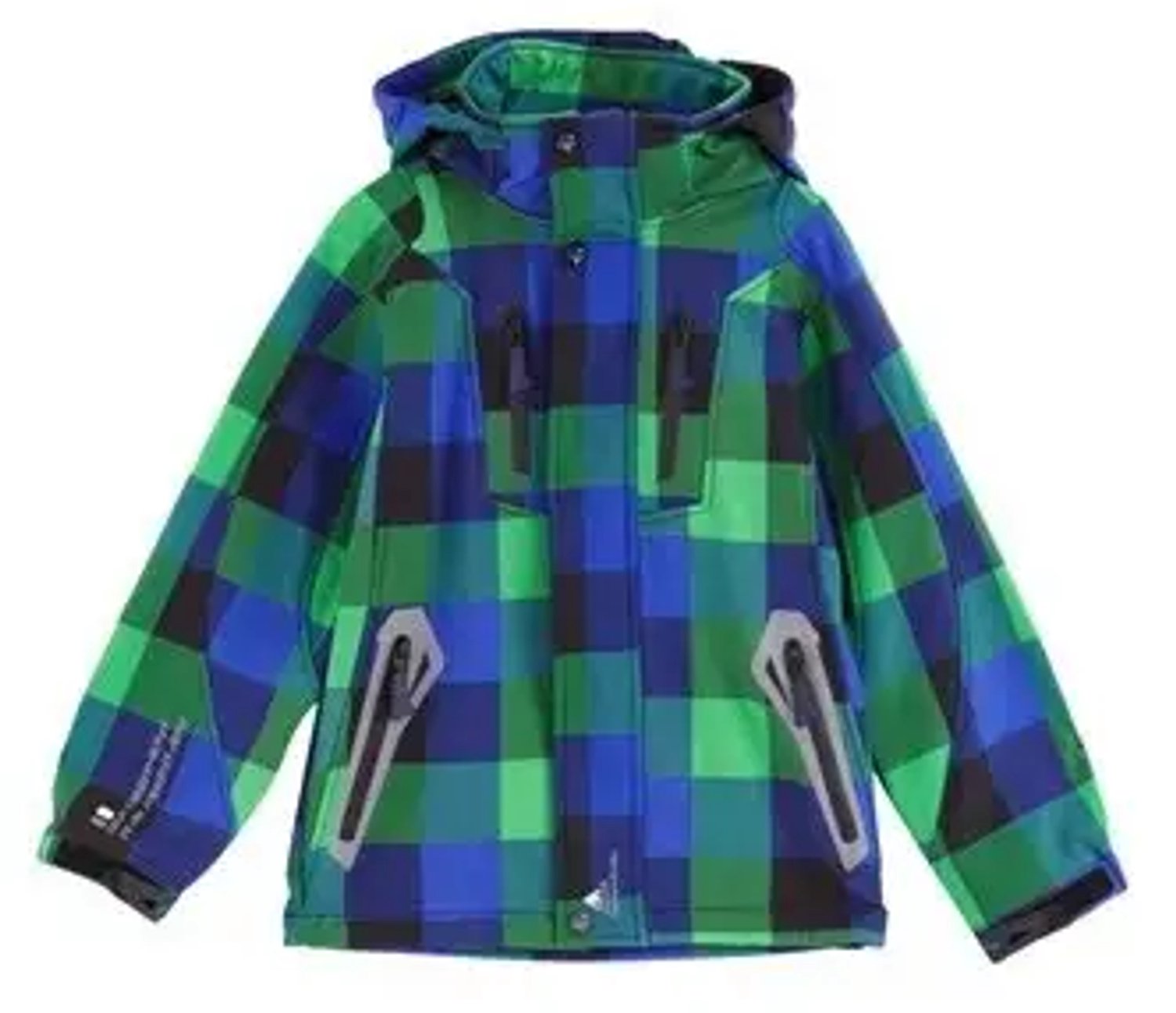 Kinder softshell jas Peak Mountain Groen