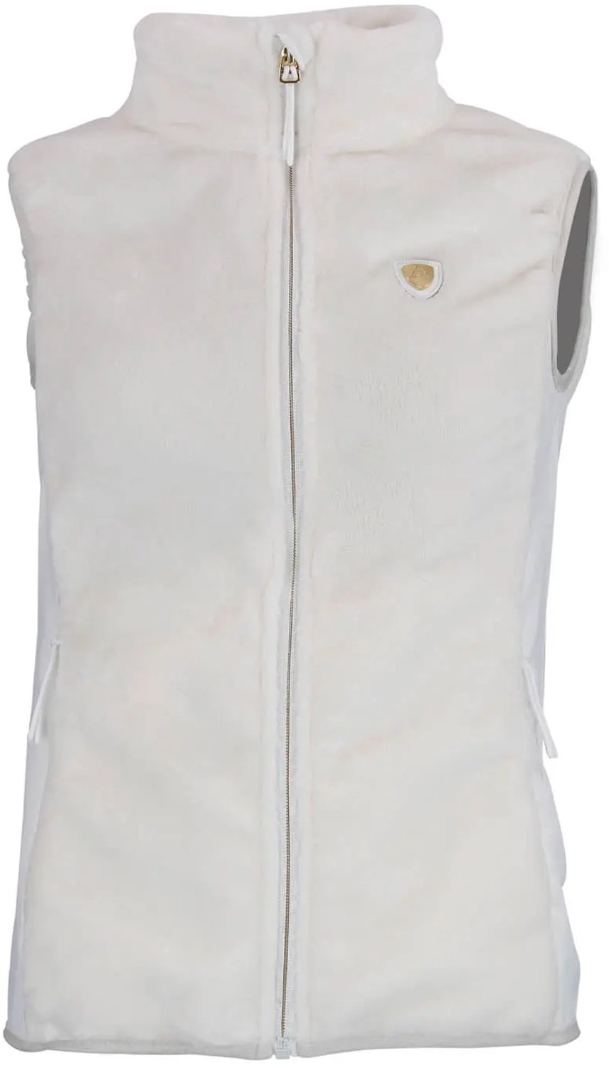 Mouwloze fleece voor dames Peak Mountain Ajune Creme