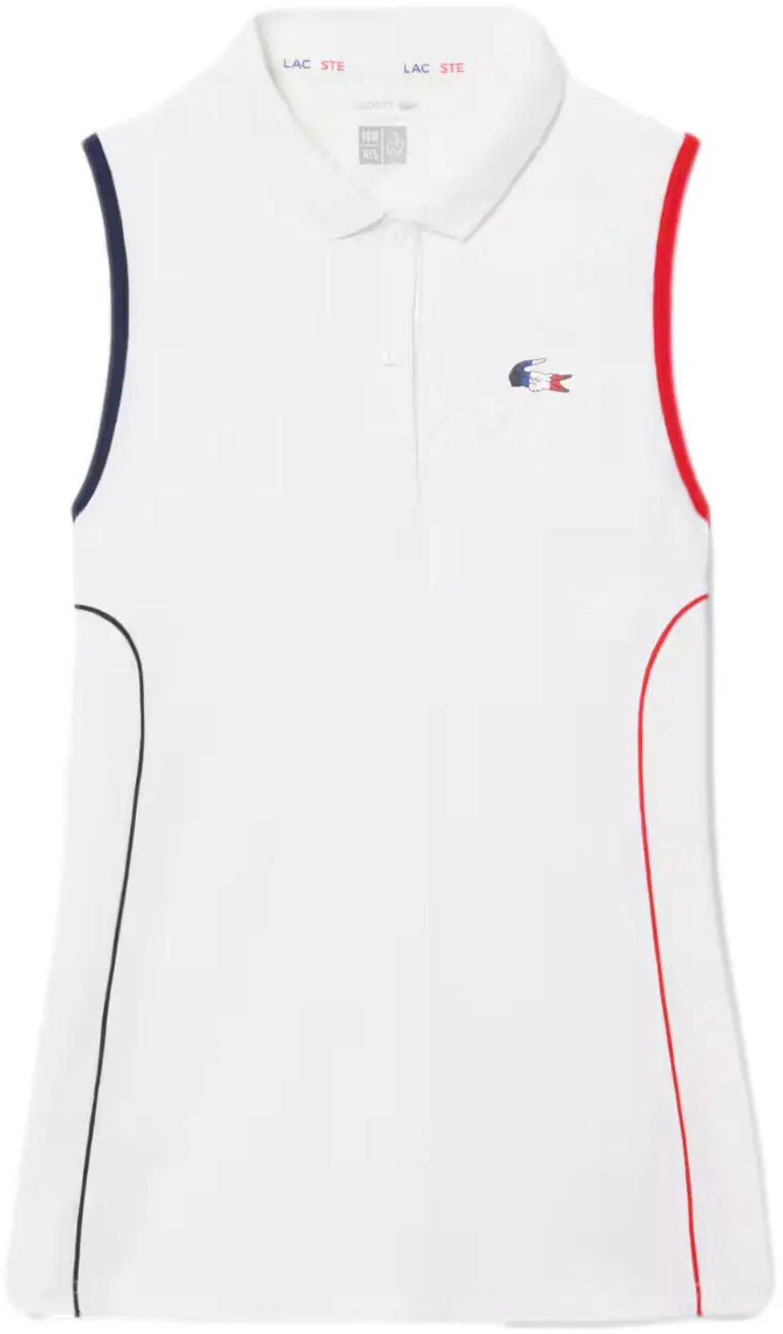 Damespolo Lacoste French Team Wit