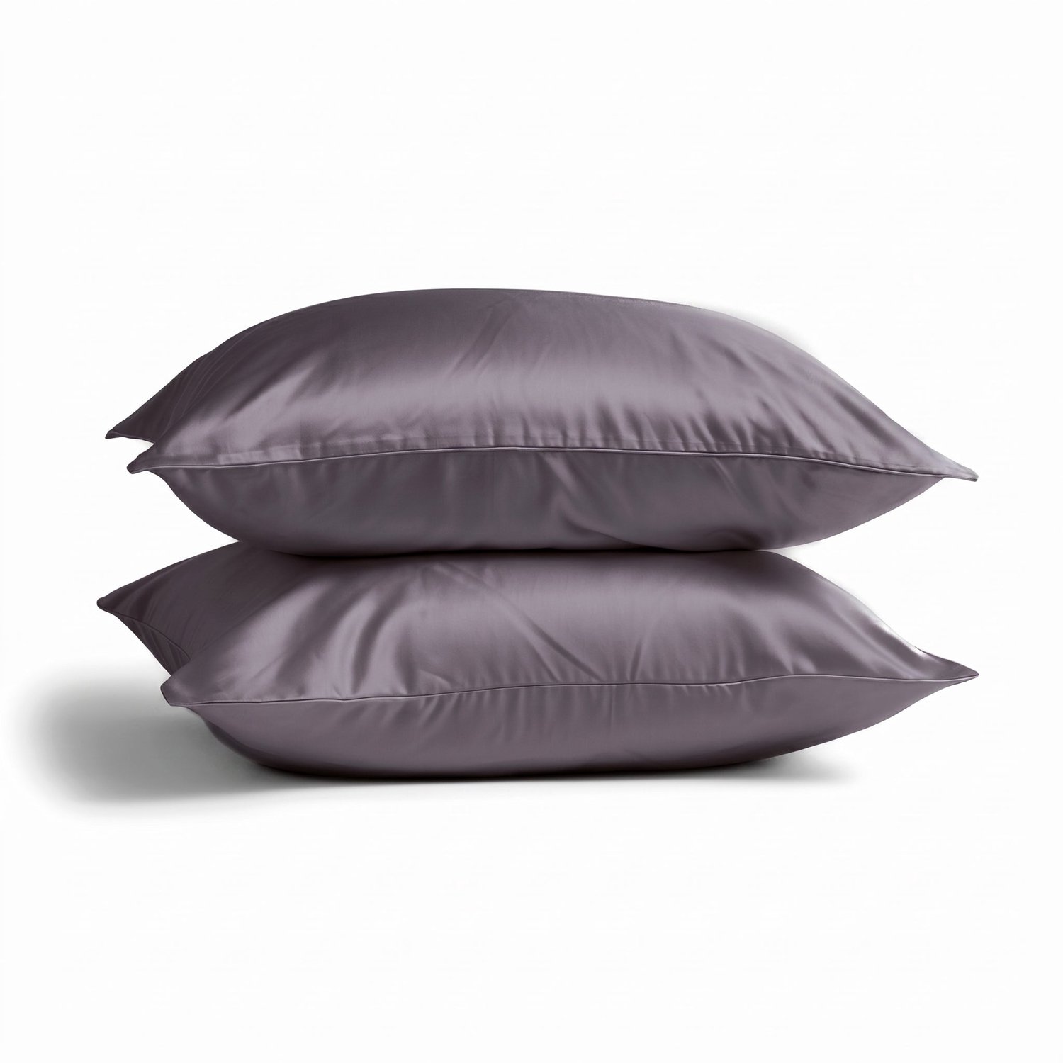 Silk Heaven 2x Zijden Kussensloop 80x80cm Antraciet Ritssluiting 19 Momme - Kussensloop set - Luxe Silk Kussensloop 100% moerbei zijde - Zijde kussensloop - Silk Heaven - 80x80cm / Ritssluiting