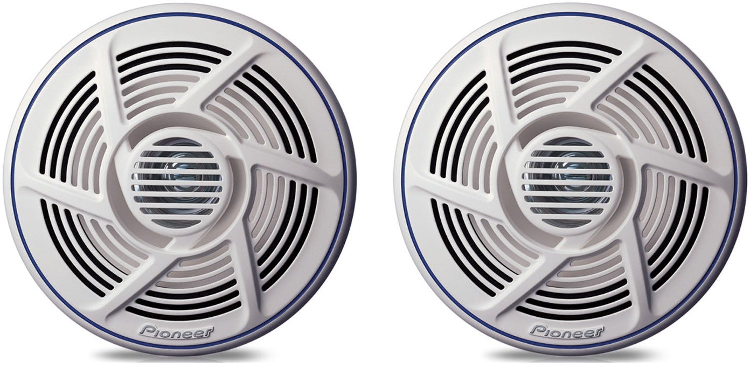 Pioneer TS-MR1600 – 16 cm marine autospeakers – 2-weg luidsprekerset – 100 W max / 25 W RMS – Water-, UV- en corrosiebestendig – Wit – foto 3