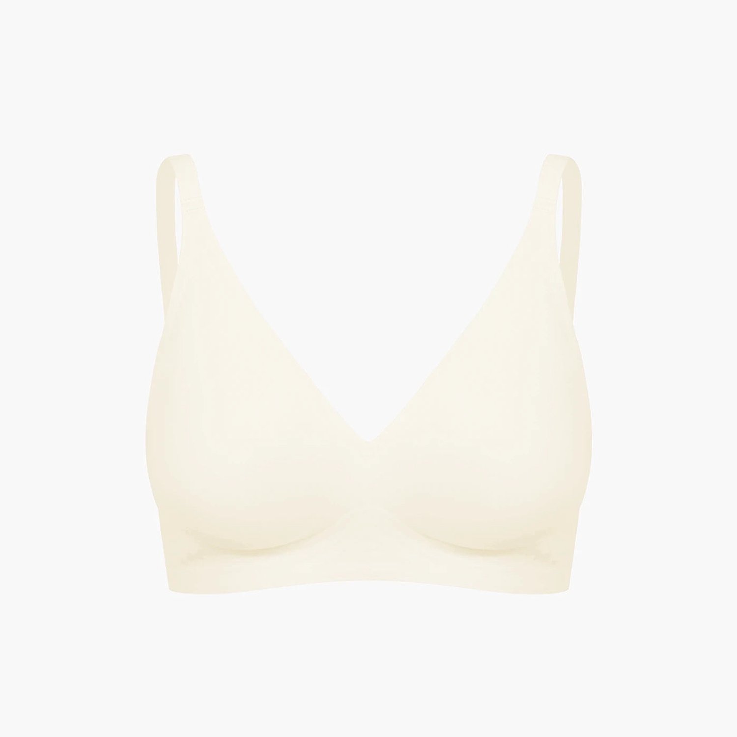 cfab Comfortabele push-up bh - Ecru - M - BH Zonder Beugel Voorgevormd - Ondergoed - Naadlos